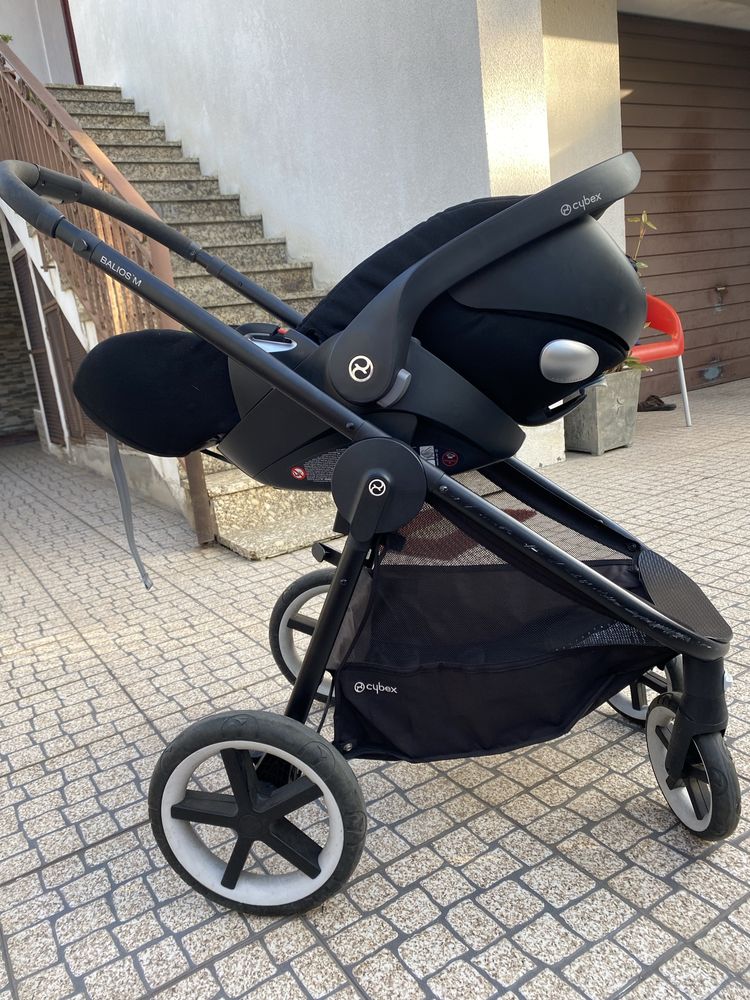 Carrinho Balios M + Ovo Cloud Q Platinum da Cybex
