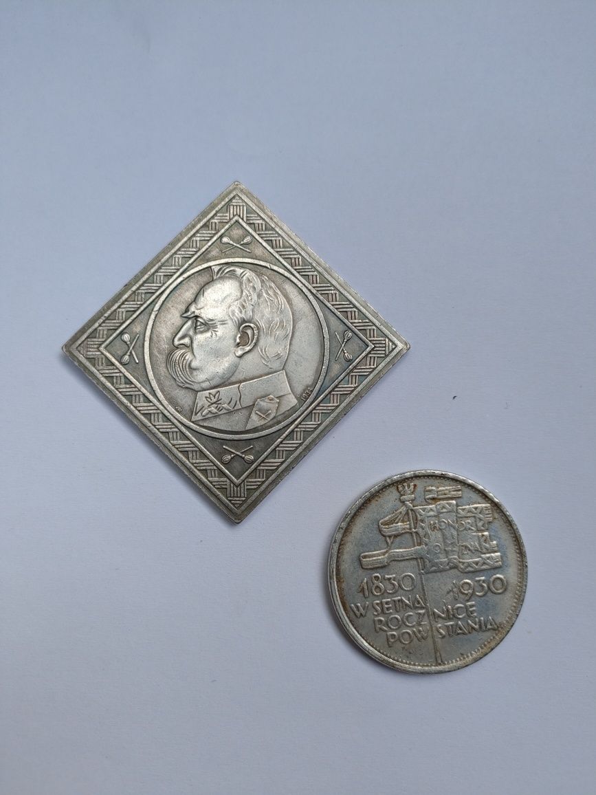 2 kopie monet z dwudziestolecia międzywojennego