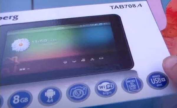 Планшет Elenberg TAB708.4, 7 дюймов, рабочий на запчасти.