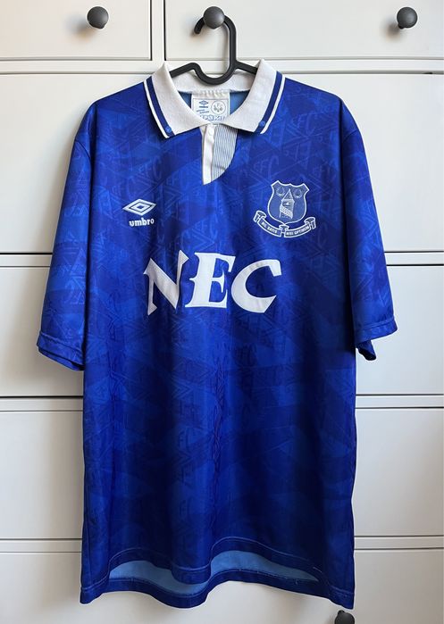 Everton 1991/93 home koszulka piłkarska Umbro retro vintage