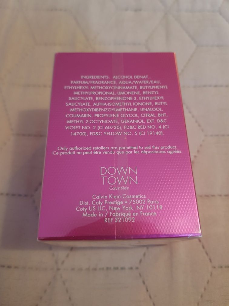 Woda perfumowana Down Town Calvin Klein 50 ml