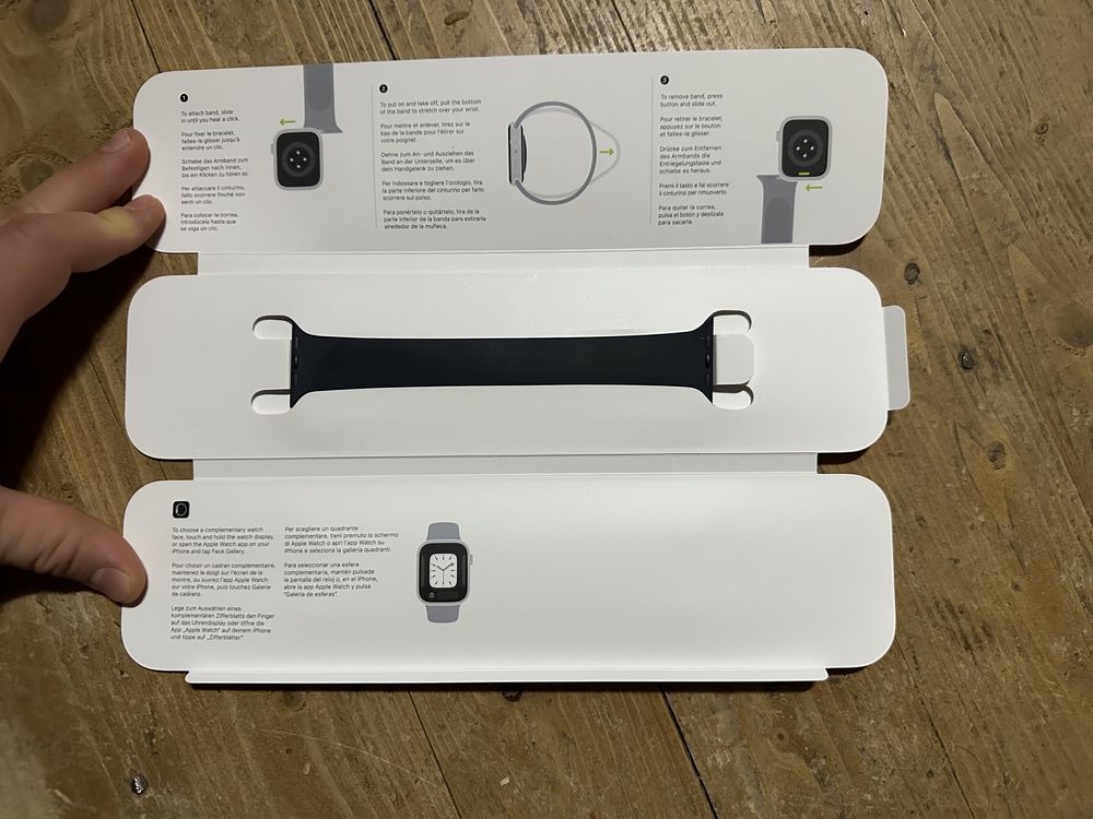 Apple midnight solo loop for Apple Watch 45mm size 9