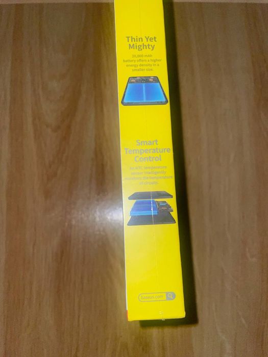 Powerbank Baseus Blade H1 – 20000mAh, 100W
Стан: заводське пакування
О