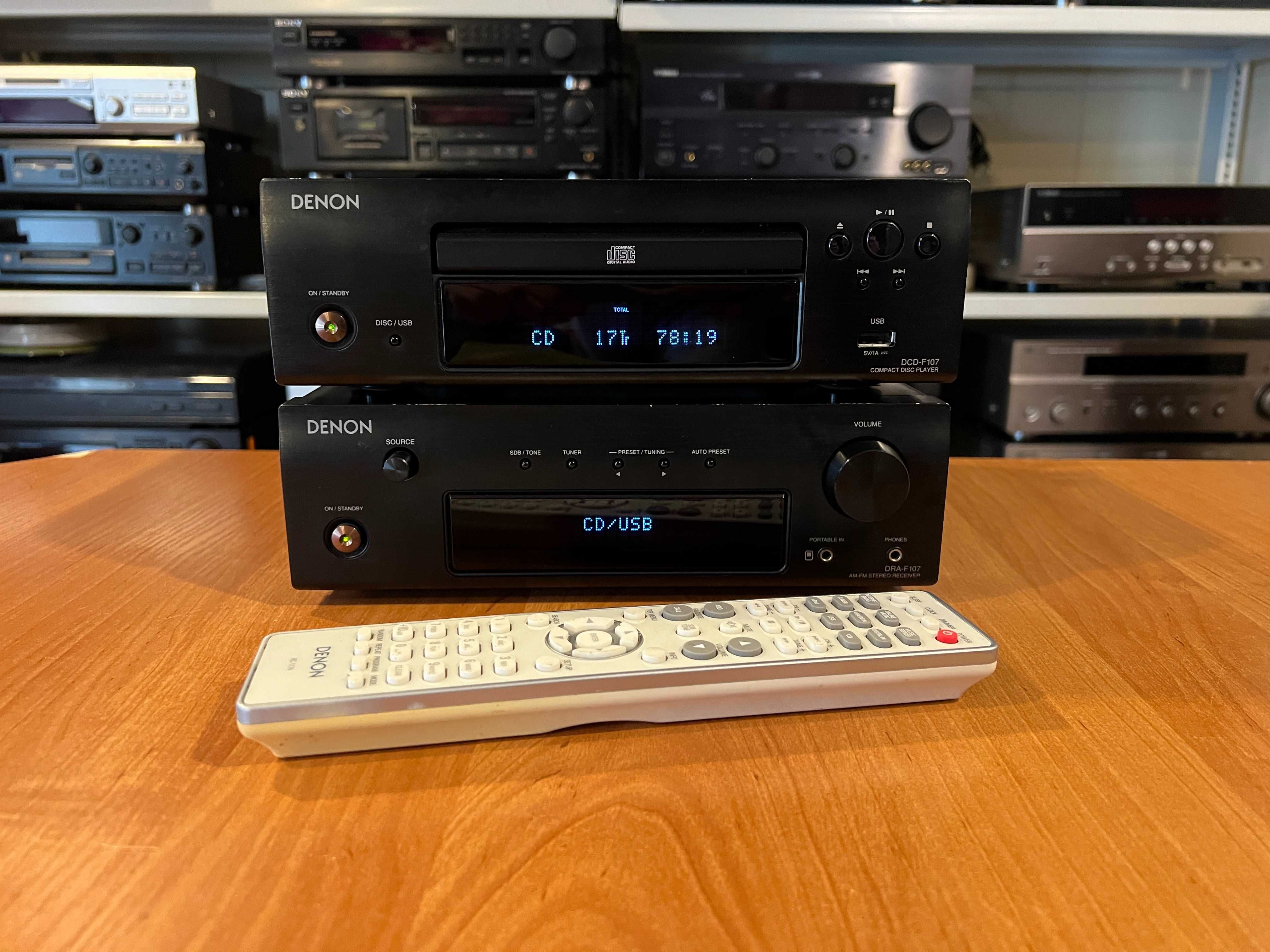 Wieża Denon DRA-F107 DCD-F107 Stereo, Audio Room