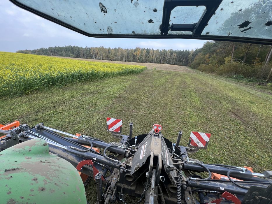 Mulczer SaMASZ MAMUT 860 mulczowanie kukurydzy nieużytków pług dłutowy