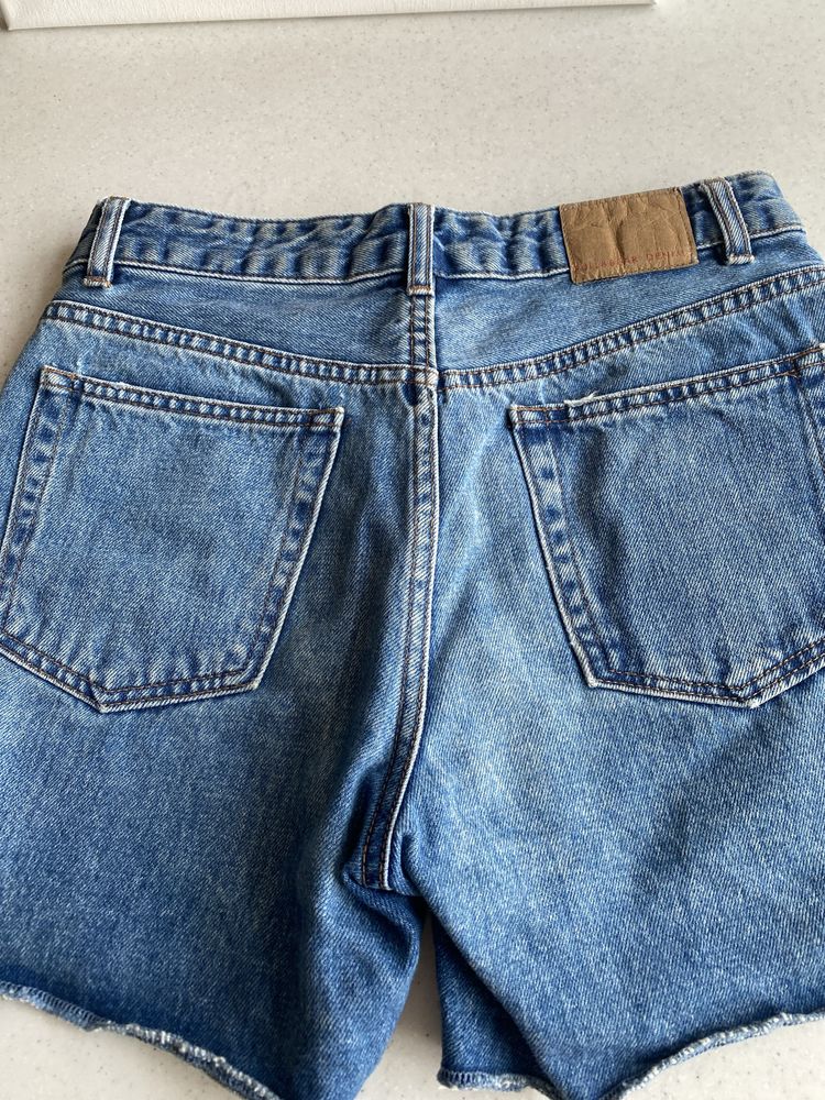 Шорты джинсовые синие