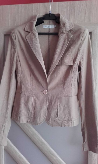 Żakiet / Marynarka damska beżowa, Reserved, M