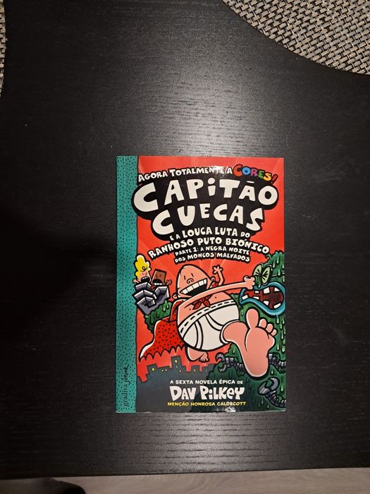 Livro Capitão Cuecas