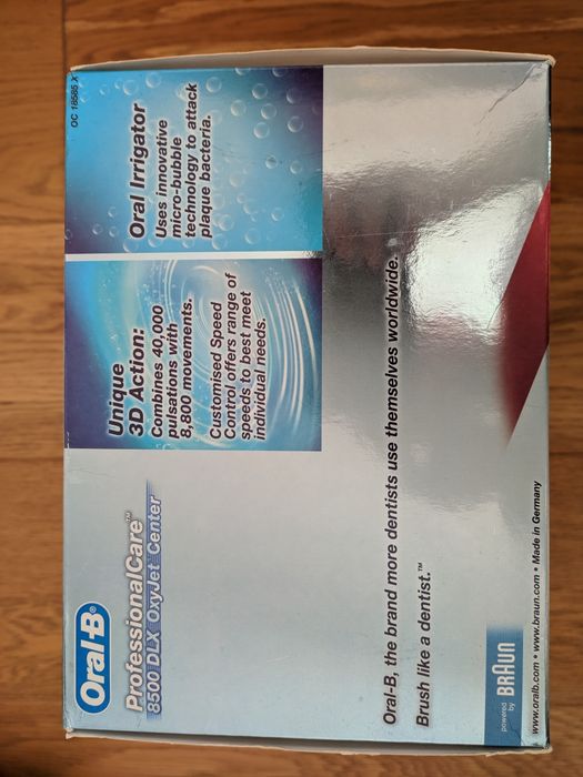 Oral-B 8500 DLX Professional Care - baza, szczoteczka, irygator