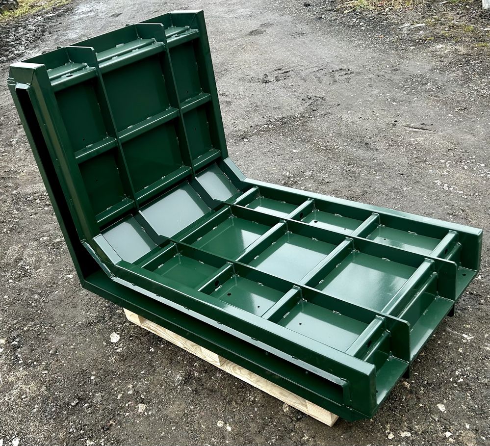 Forma L150x99x100x12 do ścian oporowych typu L, elka, beton, formy