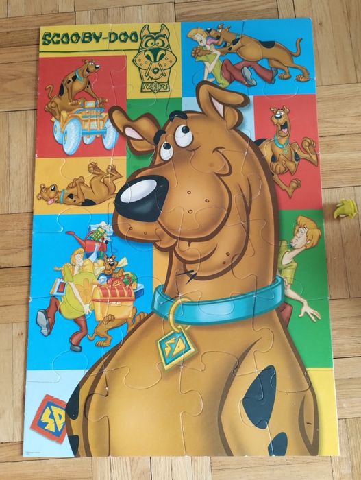 Duże puzzle Scooby doo