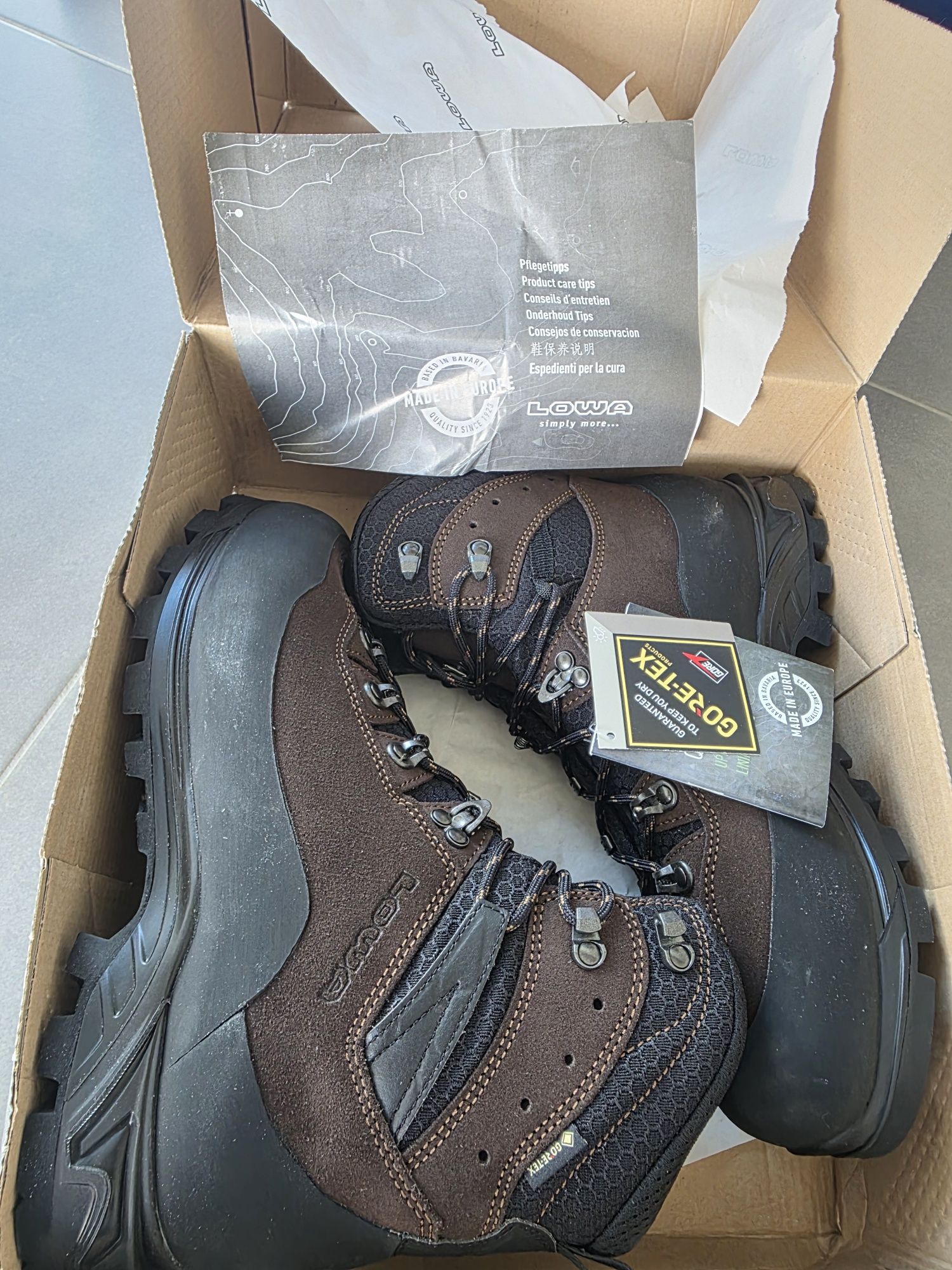 Botas montanha lowa cevedale gtx gore-tex