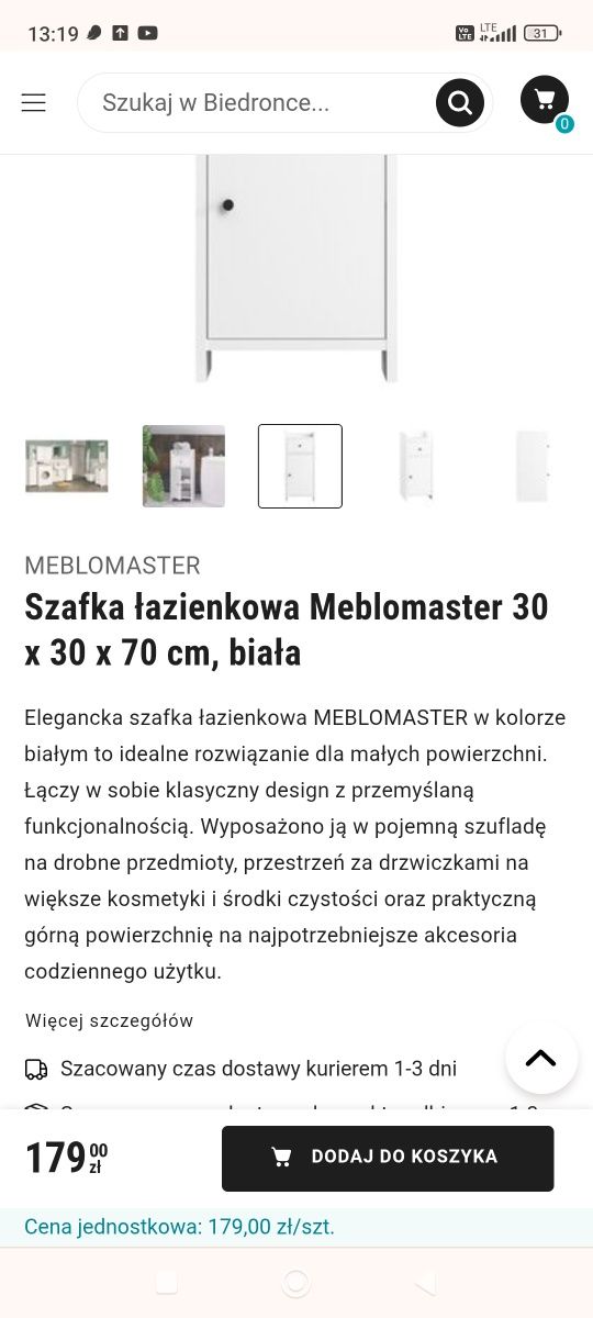 Szafka łazienkowa