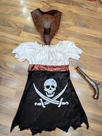 Карнавальный костюм платье пиратки для взрослых размер xs-s