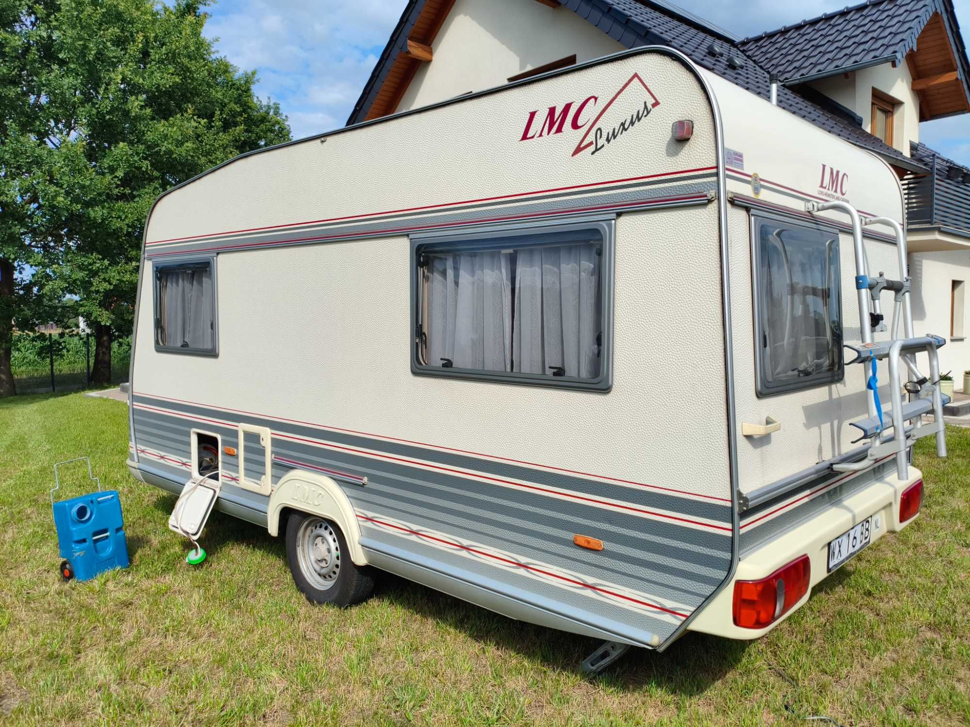 Przyczepa Kempingowa LMC 430 Luxus 1999r. markiza przedsionek bagażnik
