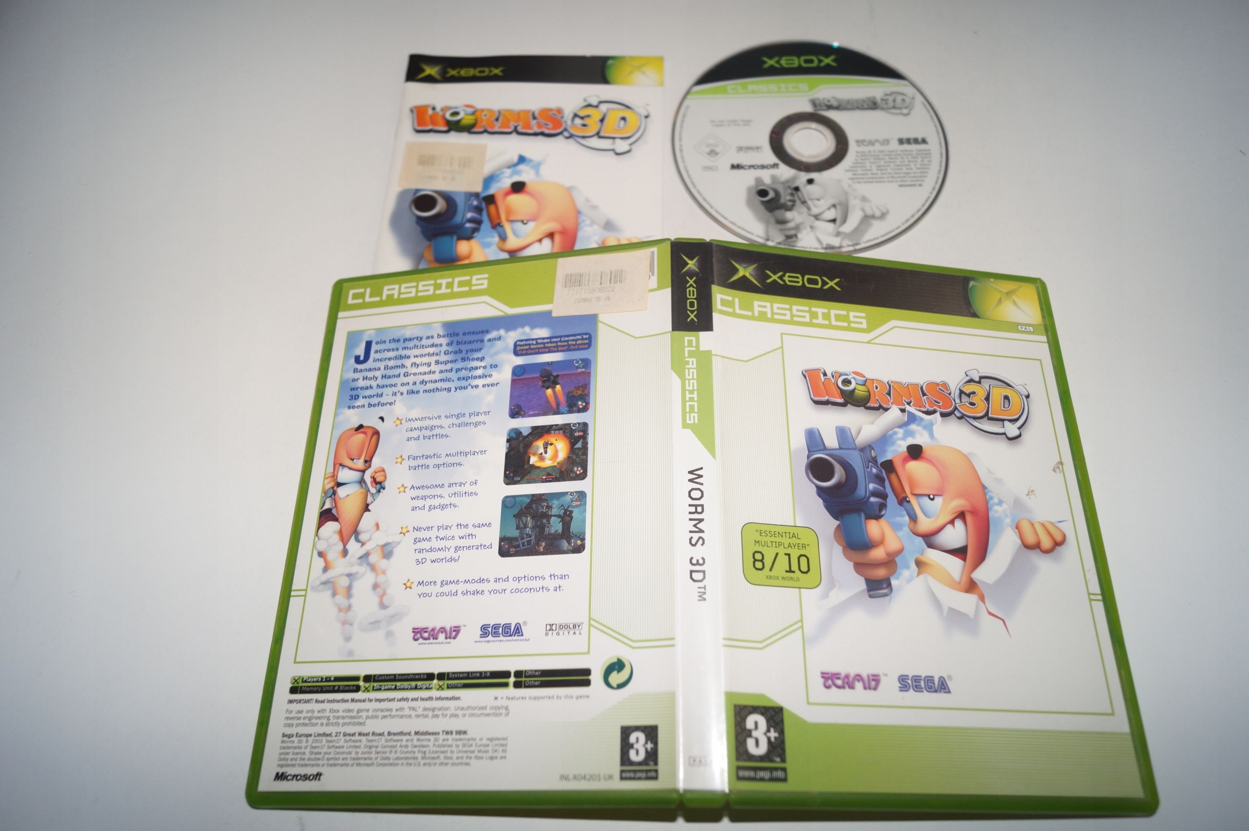 Gra Worms 3D Microsoft Xbox