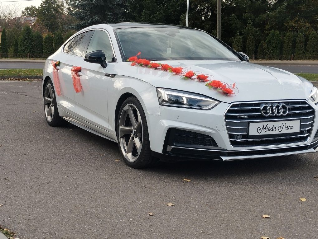 Auto do ślubu Audi A5 S line