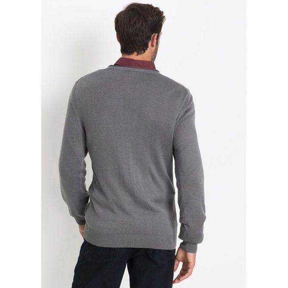sweter pullover kaszmir dekolt serek 72-74 5xl