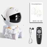 Projektor gwiazd astronauta gwiazda z pilotem biały nowy