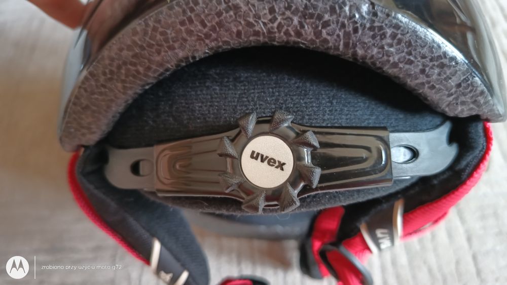 Kask narciarski Uvex+gogle