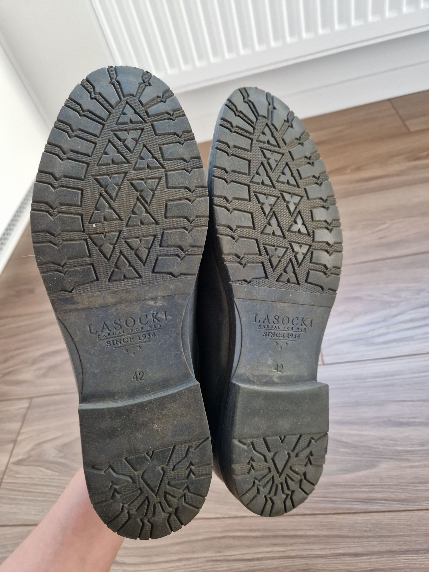 Półbuty męskie Lasocki skóra naturalna, buty, garniturowe