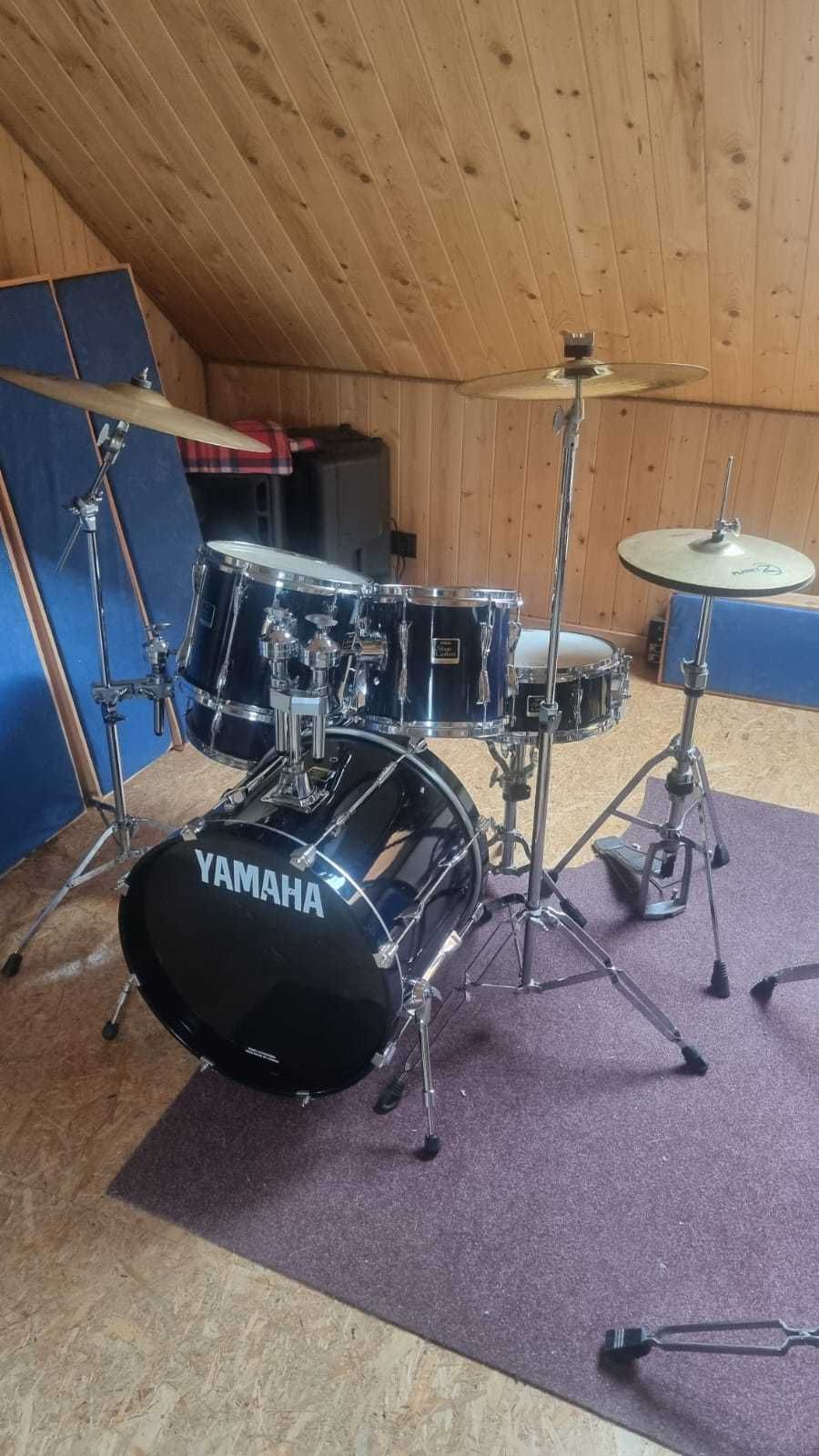 YAMAHA STAGE CUSTOM+talerze Zidjian-kompletna perkusja