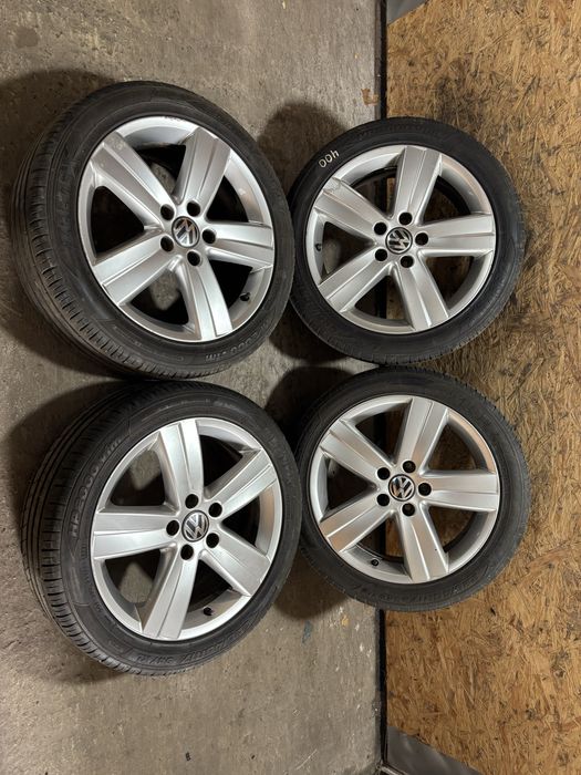 Колеса взборі диски R17 VW Skoda 5*112 225/45 гума 23рік