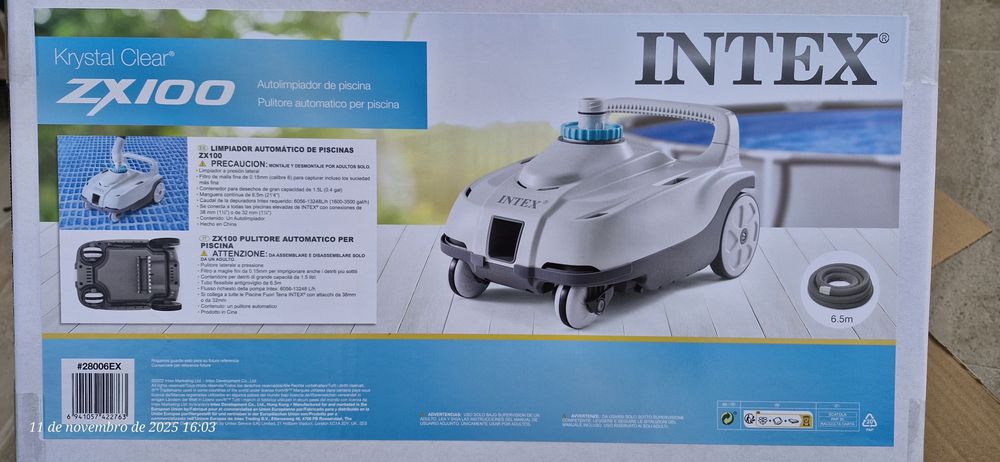 Aspirador piscina intex