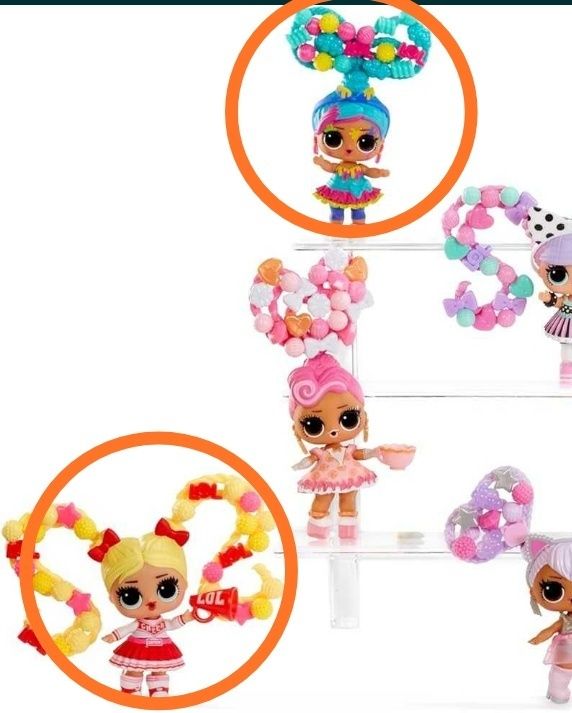 Кулька з намистинок lol hair beads tots 4 різних зачіски бусінки l.o.l