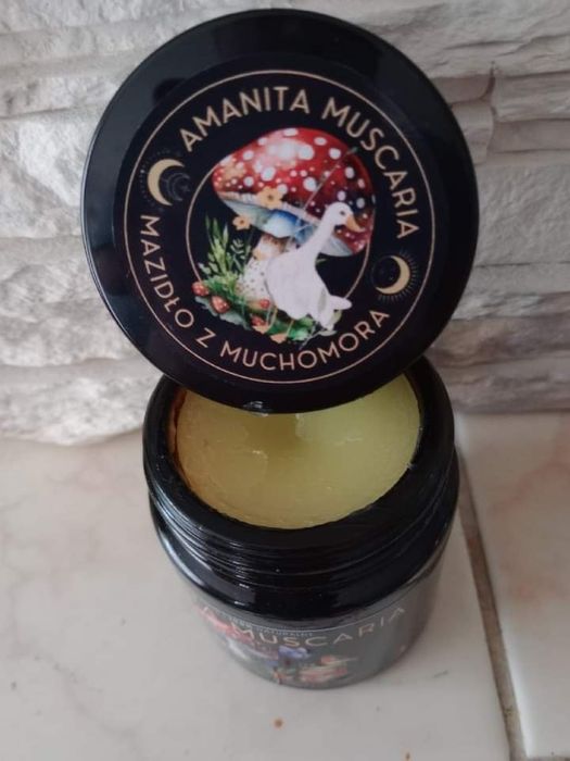 Mazidło odmładzające z muchomora.czerwon. gesiego smalcu i witaminami