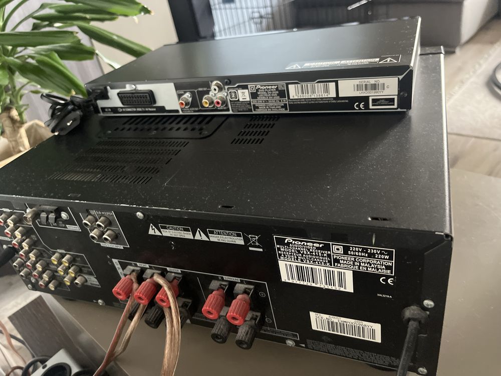 Zestaw audio Tonsil FENIX III - Czarne PLUS amplituner Pioneer i DVD