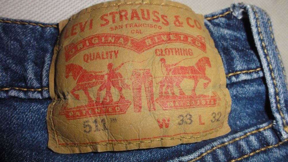 LEVIS 511 - W33 L32  - Oryginalne klasyczne spodnie Jeans