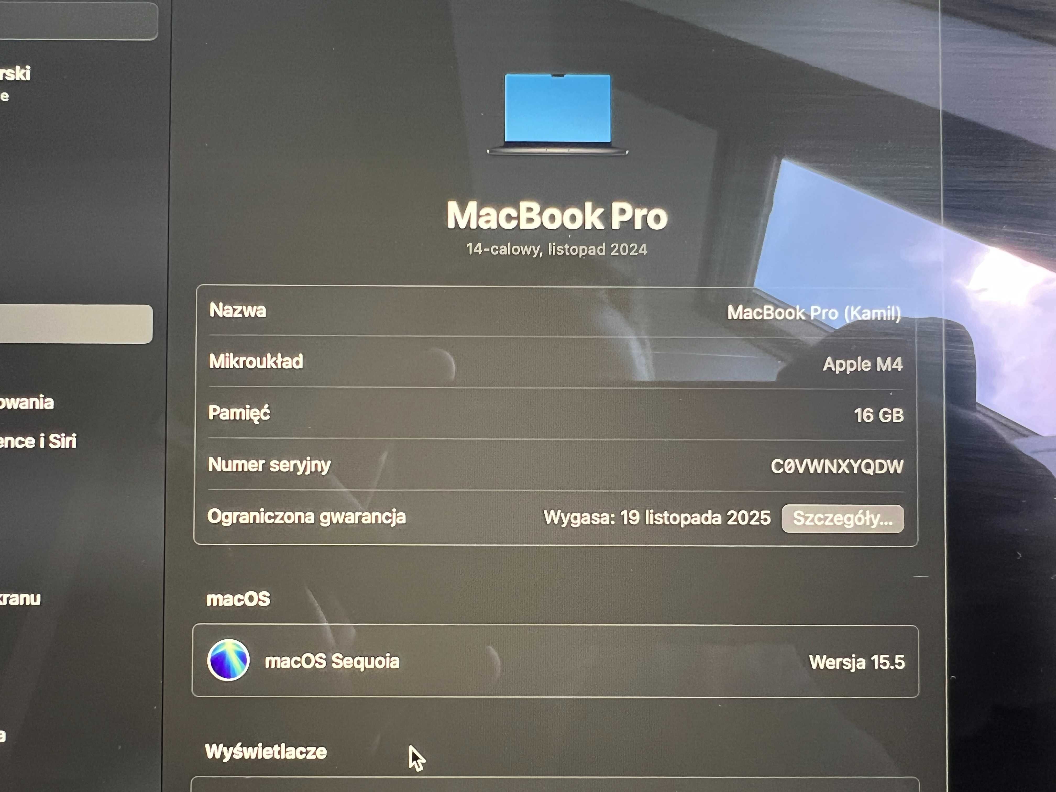 Macbook Pro M4 16/512 Space Black 2024