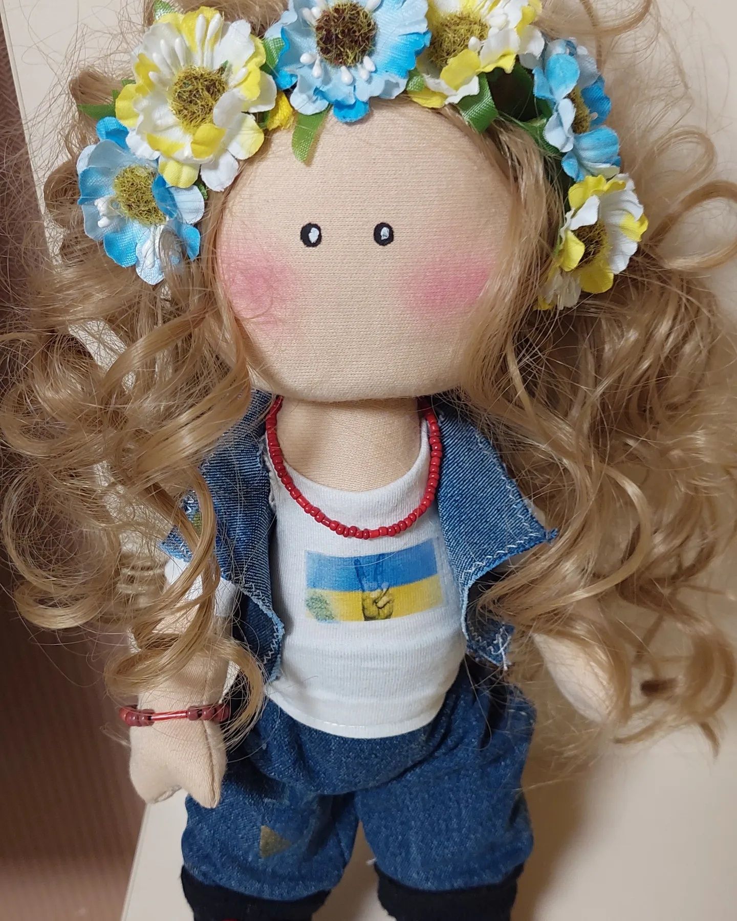 Лялька текстильна "Сучасна Україночка"