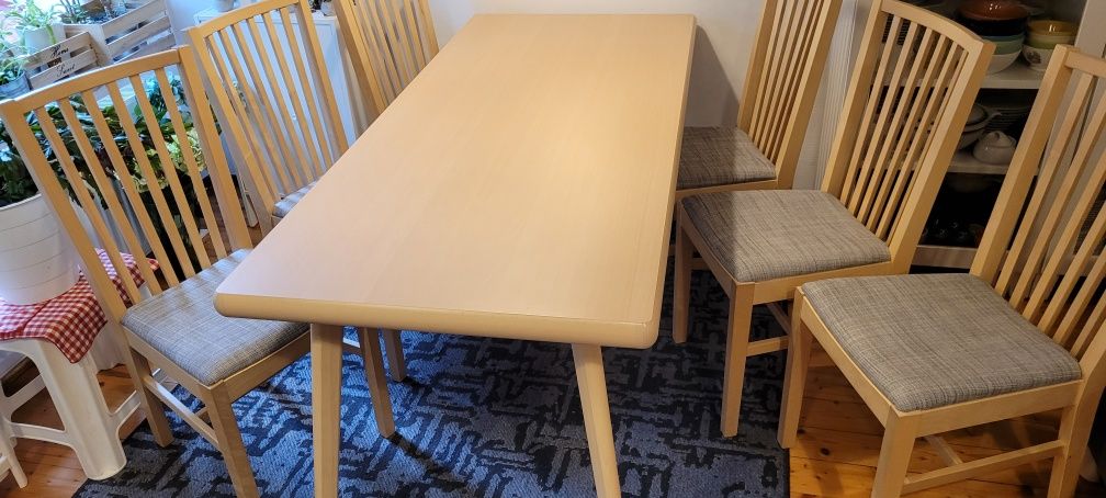 IKEA MARKERAD stół 170x75 buk brzoza Virgil Abloh