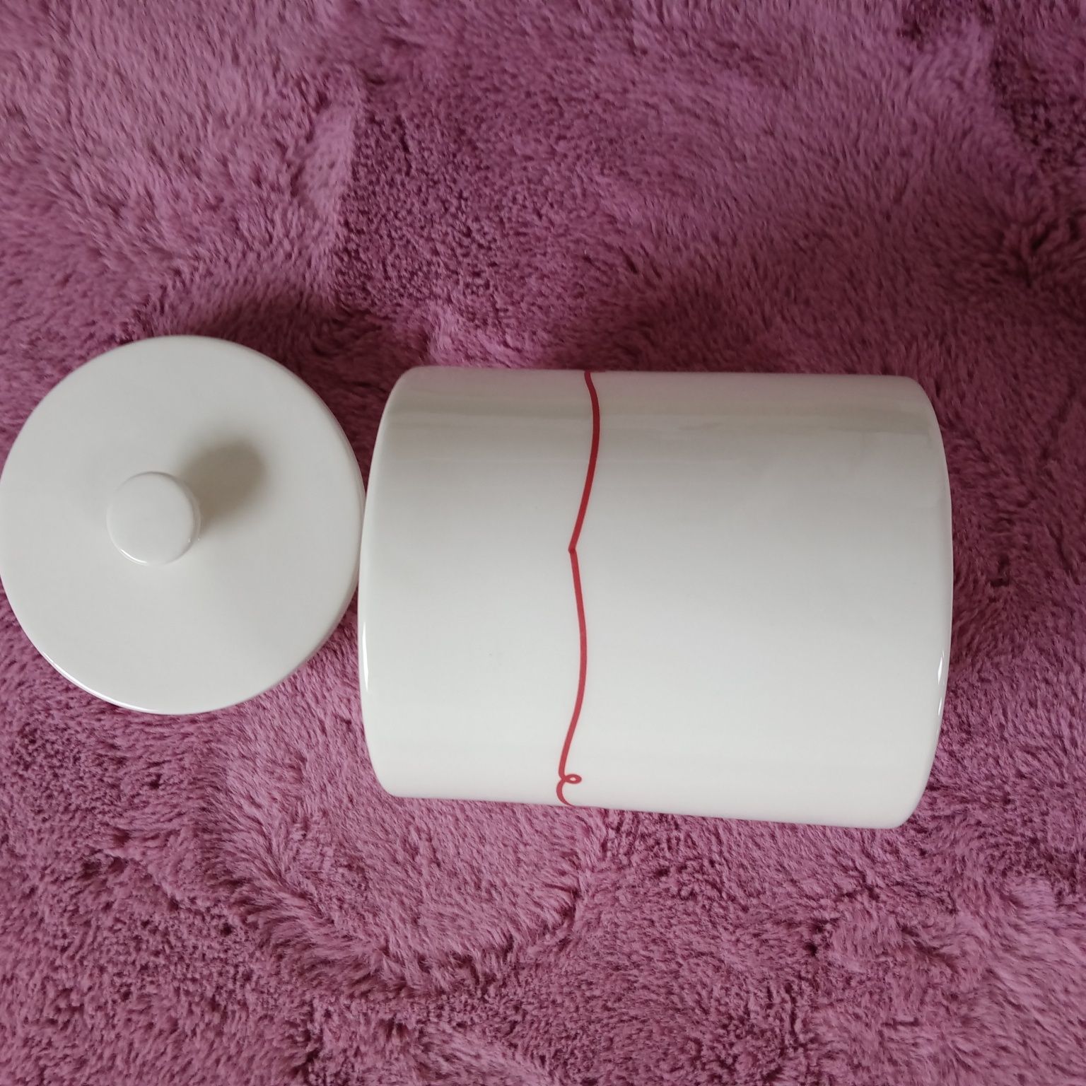 Pojemnik ceramiczny słój słoik Empik z pokrywą