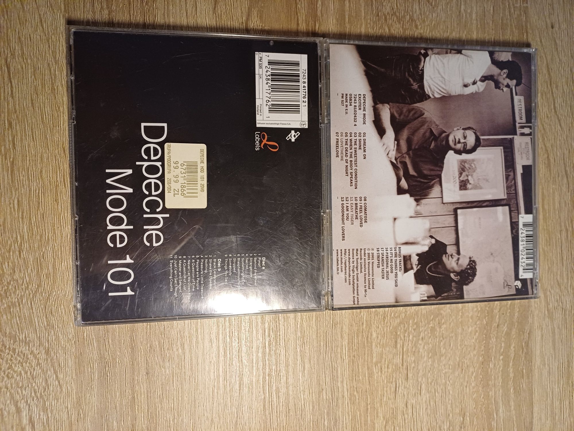 Płyta CD Depeche Mode  EXCITER  oraz 101