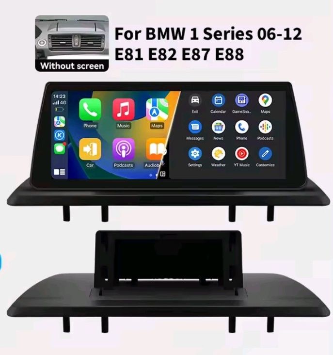 Radio Android 10,25" BMW Serie 1 E81/E81/E87/E88 (8 GB RAM+128 GB ROM)