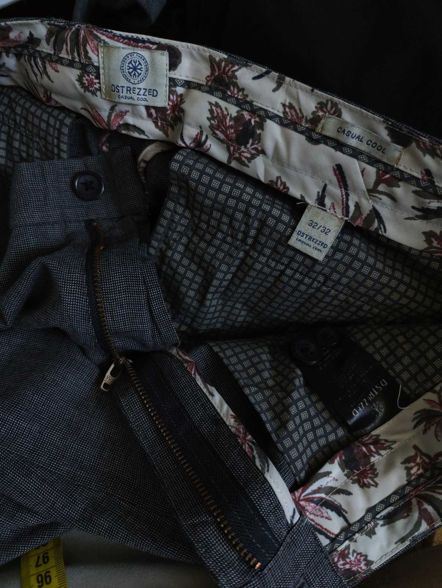 Джинсы (chino Dstrezzed Дания w32 grey.