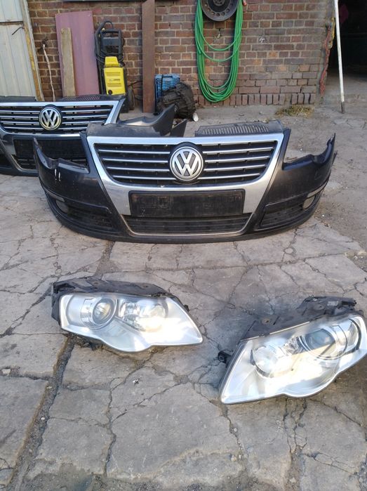 Lampy Passat b6 Xenon Bi-xenon skrętne kompletne EU