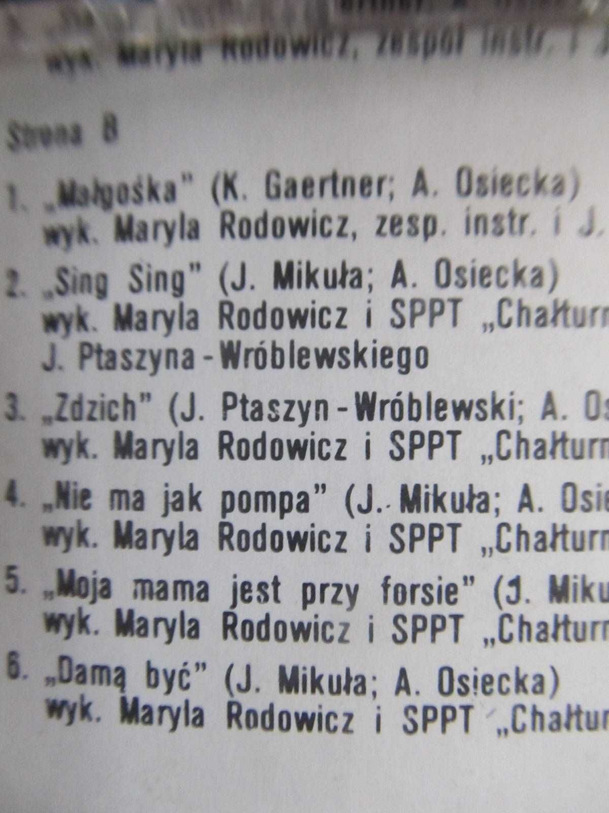 Maryla Rodowicz "Złote przeboje"- kaseta audio