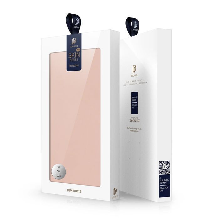 Etui Dux Ducis Skin Pro Do Samsung S24 Z Klapką - Różowe