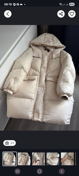 Пуховик від zara