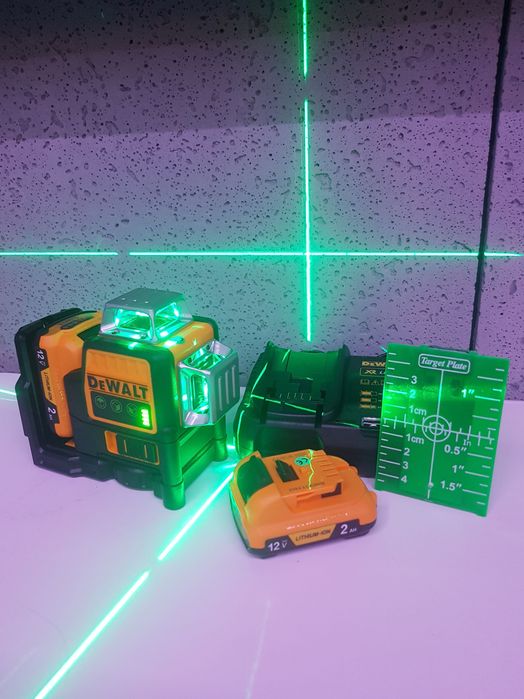 Laser samopoziomujący 360°dwie baterie!  DeWalt DCE089G