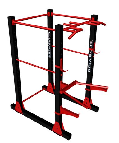 POWER RACK BBMAX Klatka treningowa crossfit Drążek do podciągania