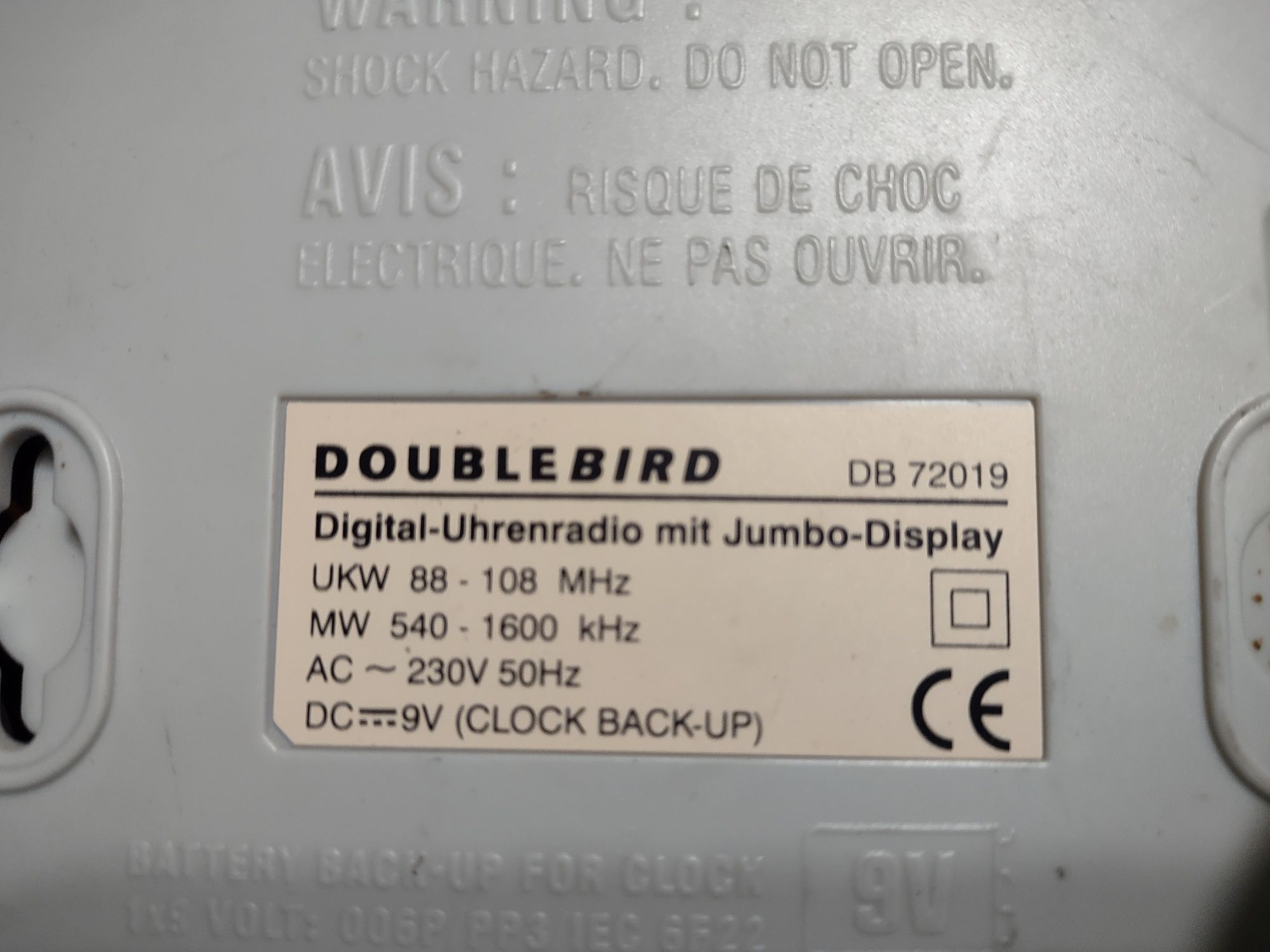 Radio budzik Doublebird DB 72019