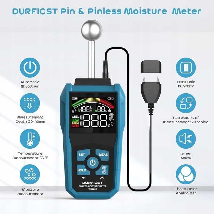Miernik Wilgotności DURFICST WM700D G1216