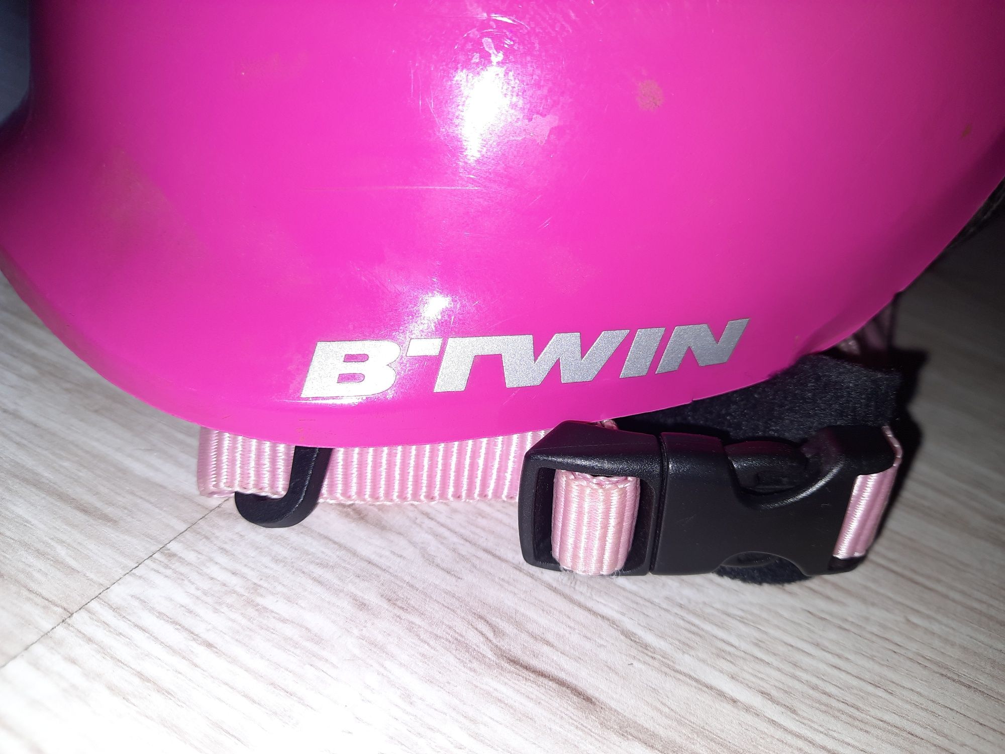 Kask na rower btwin dla dziewczynki