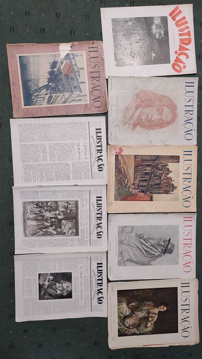 9 revistas antigas Ilustração Anos 20 e 30