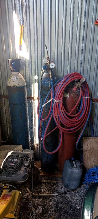 Butle z gazem węże palnik